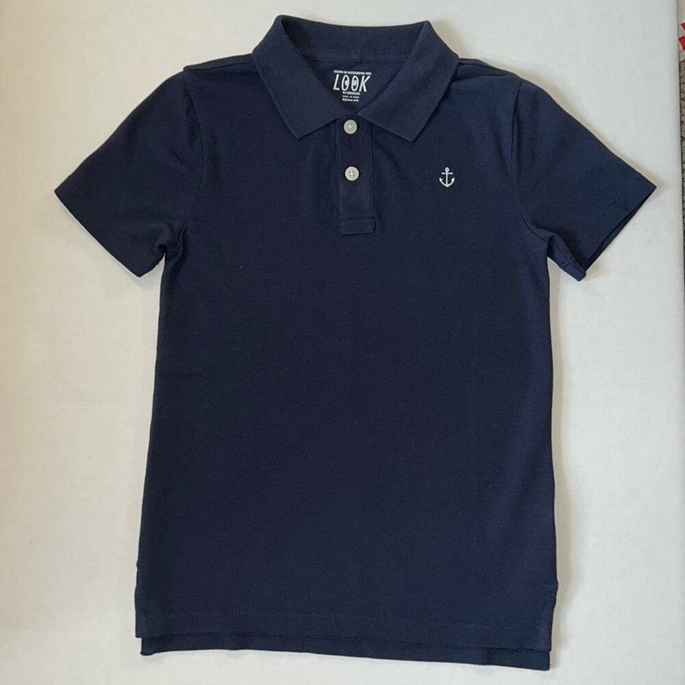 Crewcuts Navy Polo, XS(4/5) - NWT